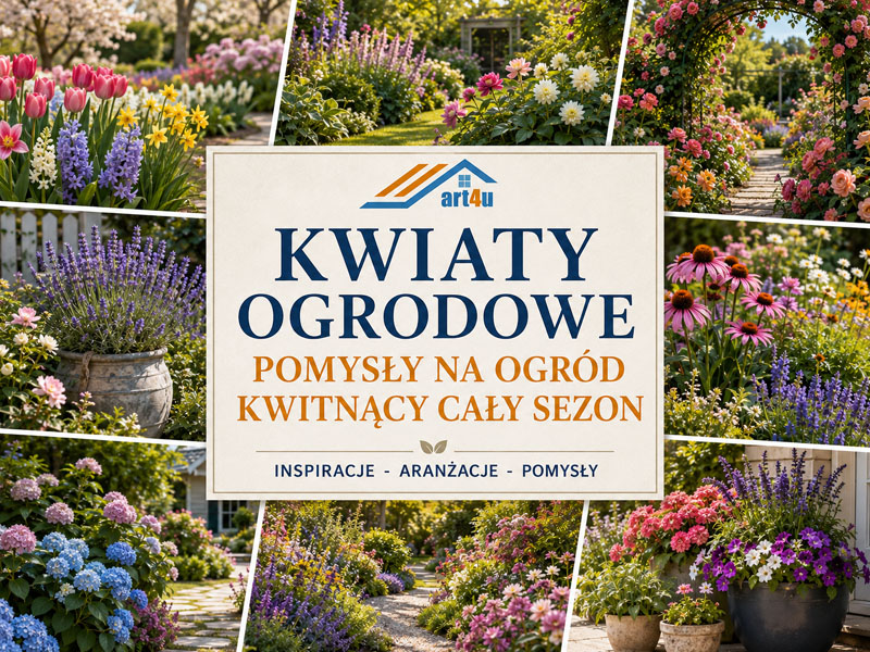 Kwiaty ogrodowe - pomysły na ogród kwitnący cały sezon